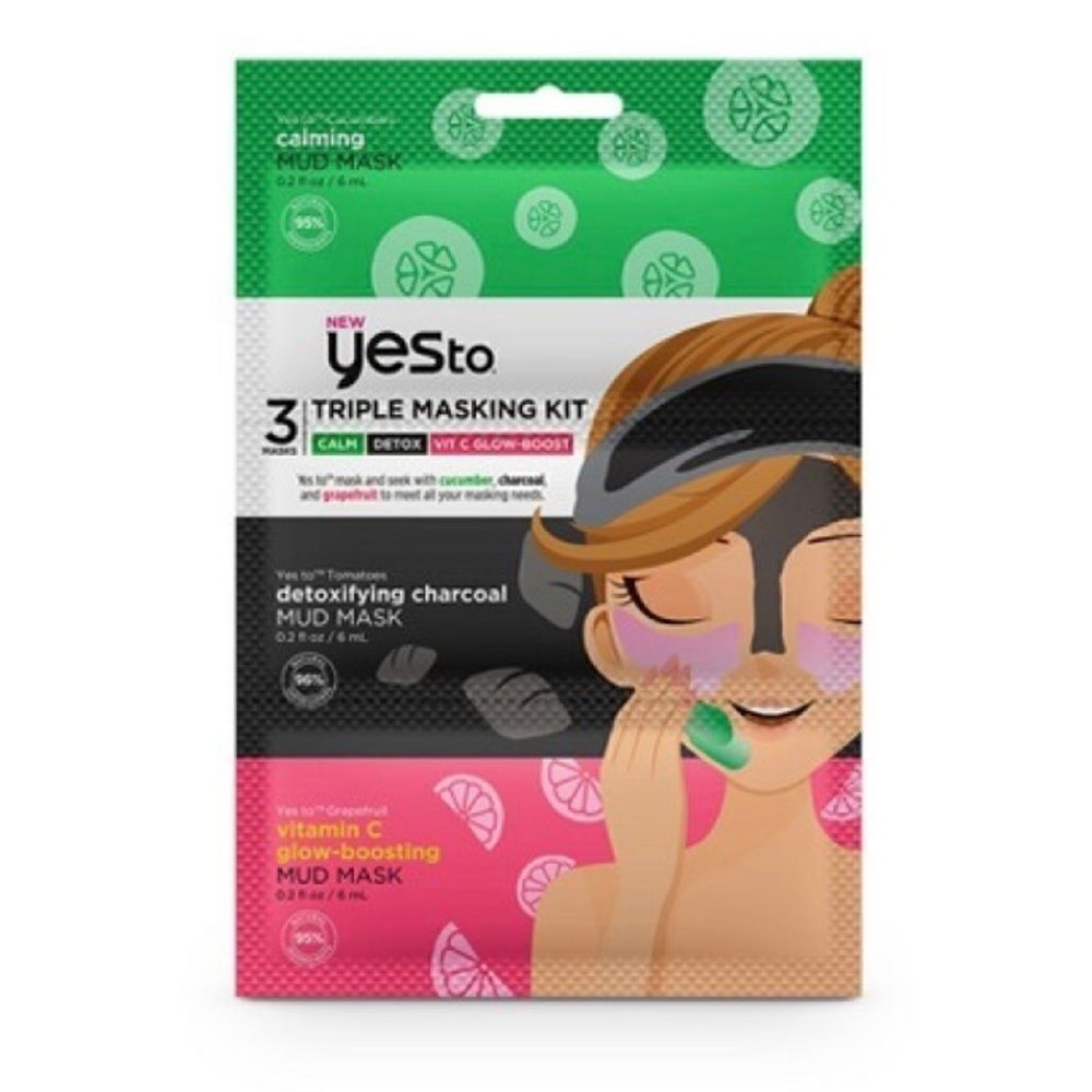YES TO  Triple Mud Masking Kit